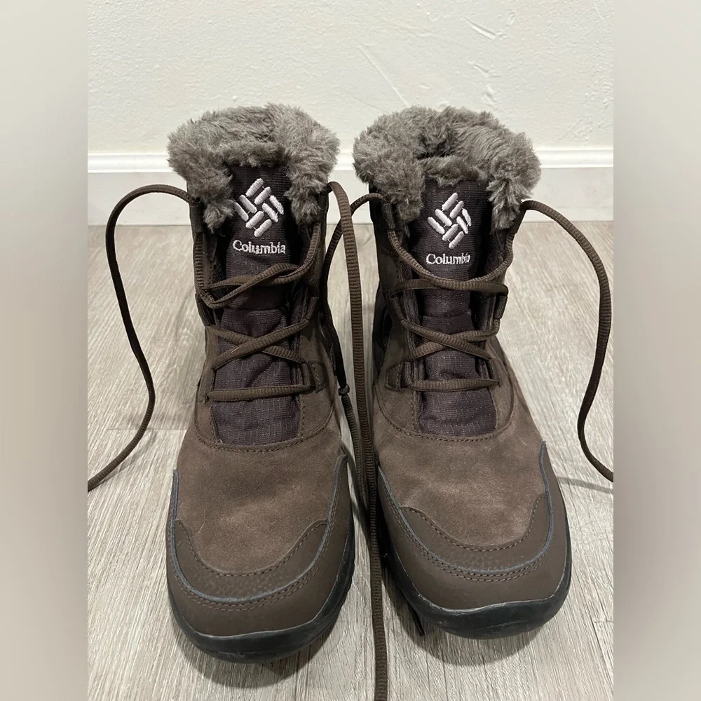 Columbia Ice Maiden Brown Winter Boots - Picture 2 of 5